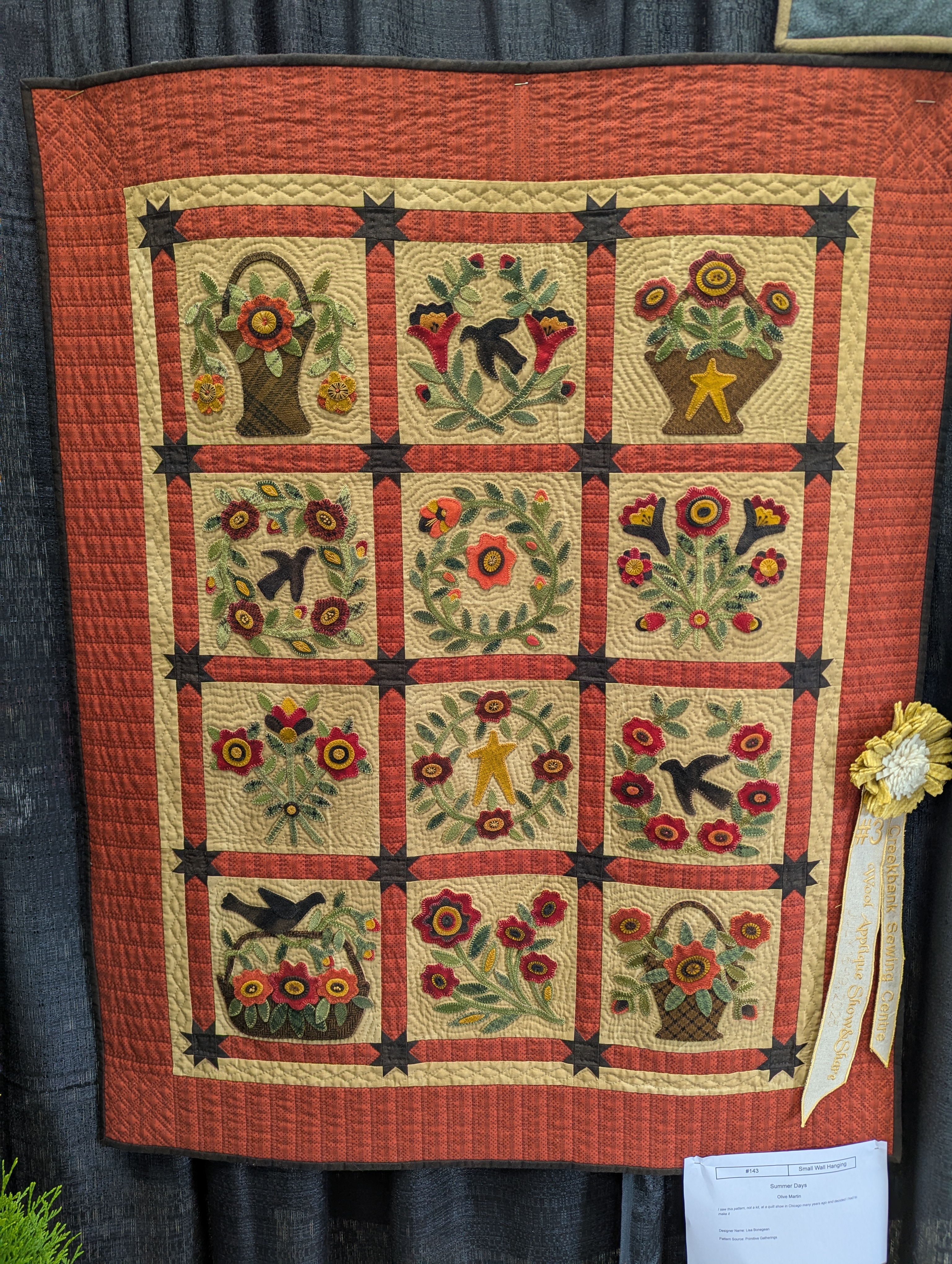 Small Wall Hanging Winner 3